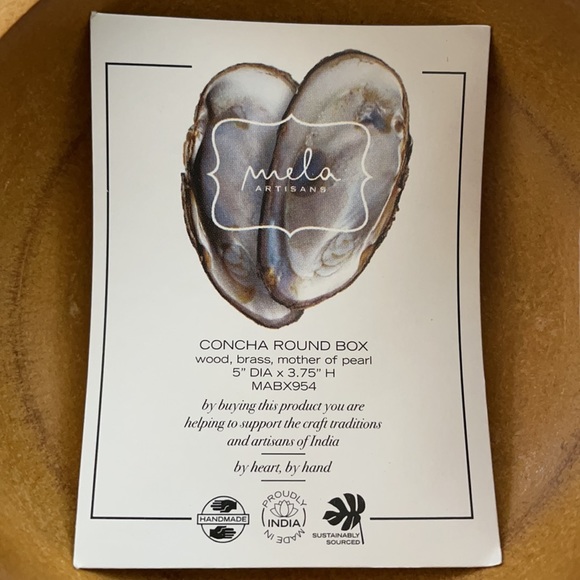 MELA ARTISANS Concha Round Box - Picture 2 of 5